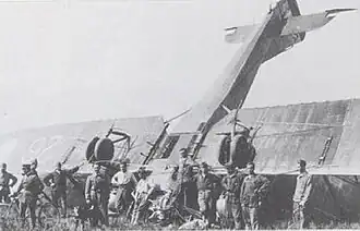 Retournement du Farman F.50 no&nbsp;26.