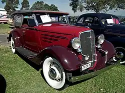 Phaéton 4 portes "tourer" de 1934.