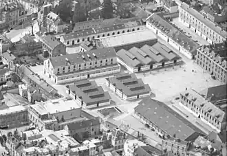 Vue depuis le nord-est, en avril 1935.