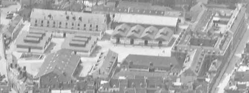 Vue depuis le nord, en avril 1935.