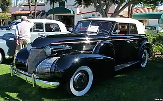 Phaéton 4 portes de 1939.