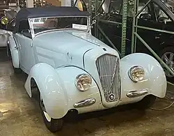 Une Georges Irat 11CV OLC3 de 1940 au Lane Motor Museum.