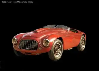 166 MM Barchetta de course.