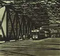 Structure du pont en 1952.