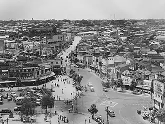 Shibuya Crossing en 1952.