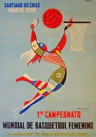 Description de l'image 1953 FIBA World Championship for Women poster.jpg.