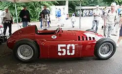 Photo de Lancia D50 à Goodwood en 2007
