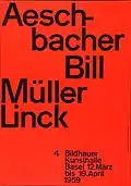 Affiche pour la Kunsthalle Basel, 1959.