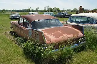 Épave de Savoy deux portes.