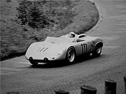 Hans Herrmann sur Porsche lors de l'édition 1962.