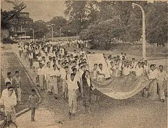 Manifestations de 1962 contre la politique de l'université et du régime : 1962 Rangoon University protests (en).