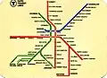 Plan du métro de 1973