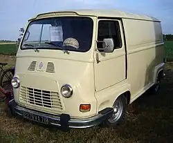 Renault Estafette de 1977.