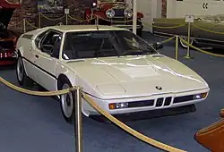 Une des dernières BMW M1 produites en 1981.