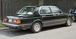 E23 USA (1983–1986), vue arrière