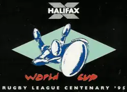 Description de l'image 1995 Rugby League World Cup logo.PNG.