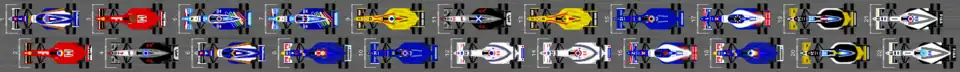 Schéma de la grille de qualification du Grand Prix du Japon 1997