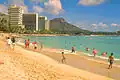 Plage de Waikiki.