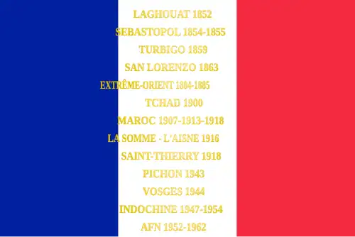 Drapeau du 1er&nbsp;régiment de tirailleurs algériens