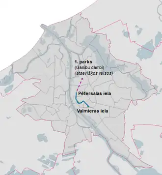 Parcours de la ligne 1.