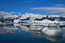 Le Jökulsárlón.