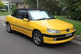 306 Cabriolet phase 3 (en Australie)