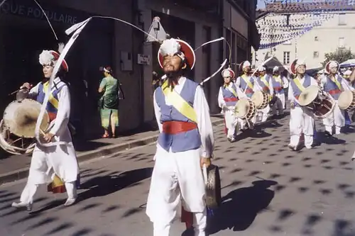 Namsadang Baudeogi Pungmul, Corée du Sud