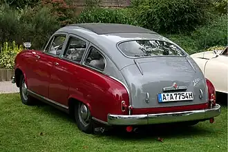 Borgward Hansa 2400, fast-back, 1952.