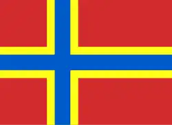 Drapeau des Orcades.