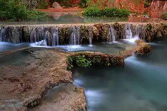 Havasu Creek du Grand Canyon aux États-Unis.