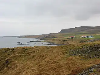 Paysage côtier de la Vatnsnes.