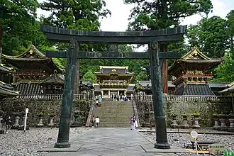 Tōshō-gū à Nikkō, sanctuaire érigé pour vénérer Tokugawa Ieyasu comme kami.