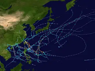 Image illustrative de l’article Saison cyclonique 2008 dans l'océan Pacifique nord-ouest