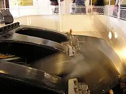 Bielles en mouvement.