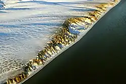 Le littoral de l'île.