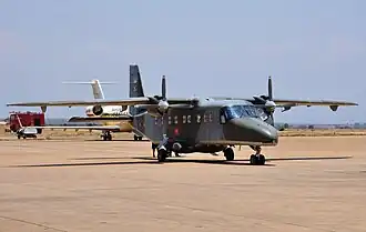 Un Dornier 228 de la Malawi Air Force, similaire à l'avion impliqué.