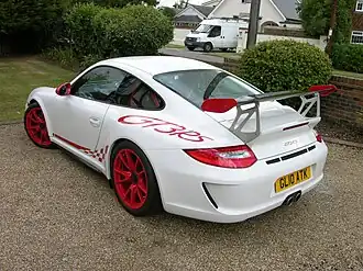 Porsche 997.2 GT3 RS arrière de 2010