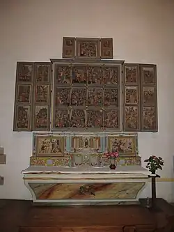 Retable des dix mille martyrs, Église Saint-Pierre de Crozon.