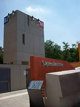 Image illustrative de l’article Sant'Agnese - Annibaliano (métro de Rome)