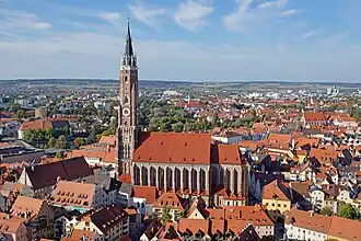 La plus haute tour en brique du monde: Église Saint-Martin de Landshut, Bavière, Allemagne