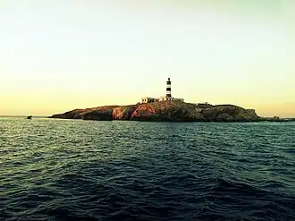 Vue de la Grande Cani au couchant.