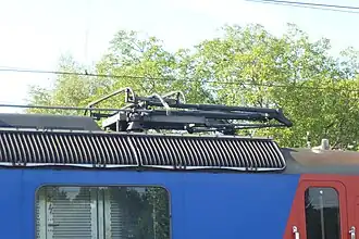 Détail du pantographe DB de la Re 421 380