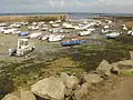 Le port de Portivy à marée basse.
