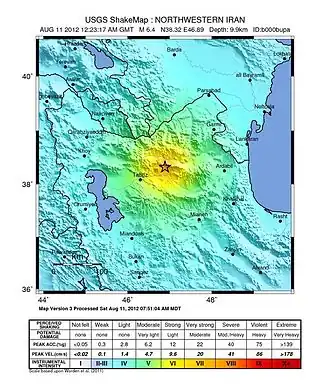 Image illustrative de l’article Séismes de 2012 à Tabriz
