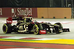 Photographie de Kimi Räikkönen à Singapour