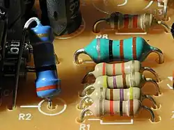 Composants discrets (résistance).