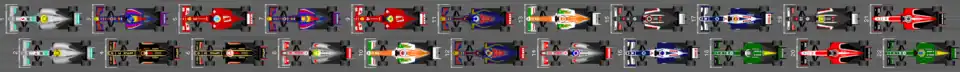 Schéma de la grille de départ du Grand Prix d'Espagne 2013