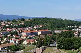Vue de la colline de la Miotte.