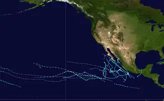 Image illustrative de l’article Saison cyclonique 2013 dans l'océan Pacifique nord-est