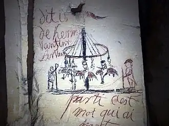 Vieux dessin sur le mur